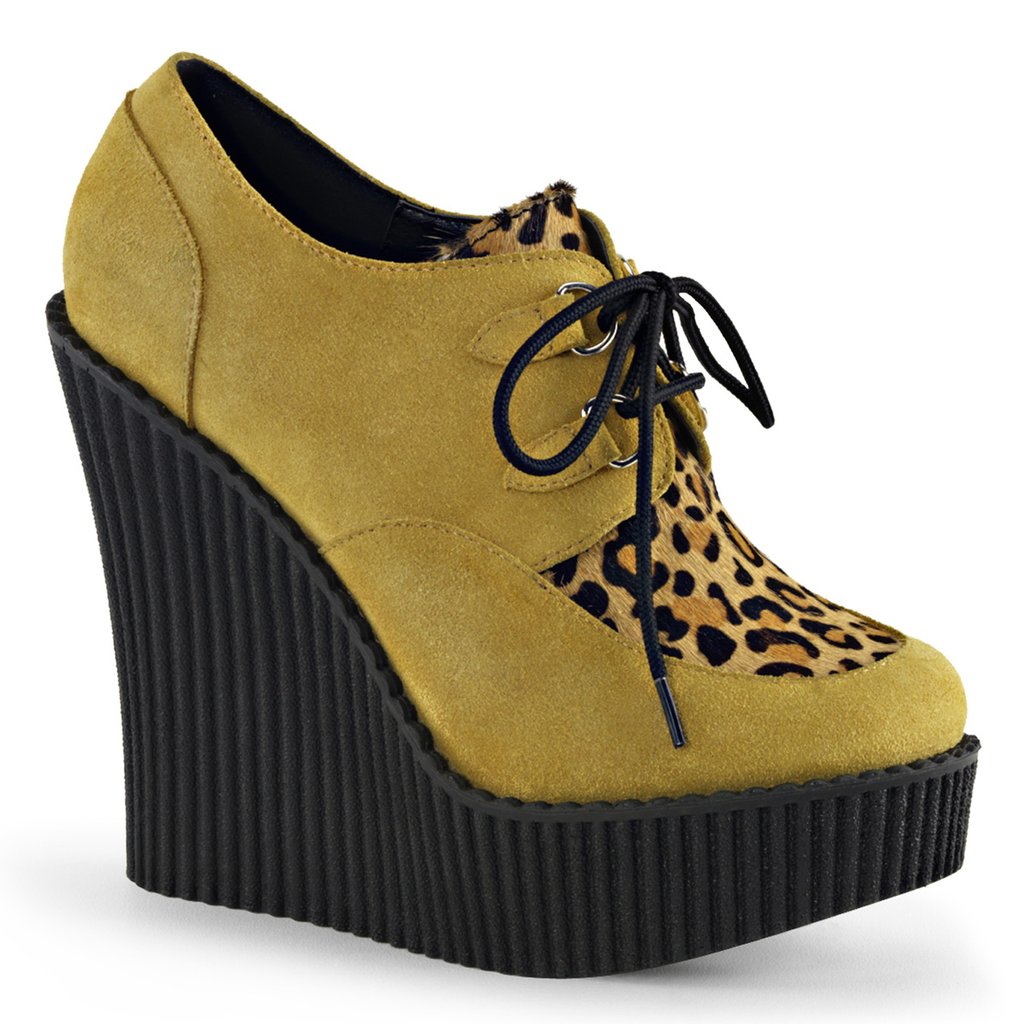 Creepers Demonia Creeper 304 Damske - Olivovo Zelená | SK-412966